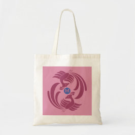  dubbele kranen rood tote bag