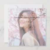 Dubbele Laag personaliseert de Tevreden Kaart van  (Achterkant)