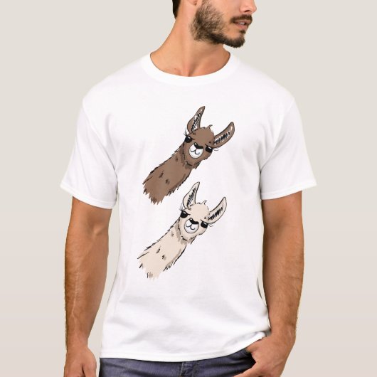 Dubbele lama koppen t-shirt (Voorkant)