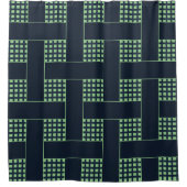 Dubbele latentie douchegordijn (Voorkant)