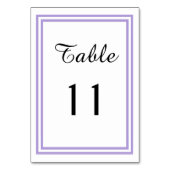 Dubbele Lavendel Trim - Tafel Kaart (Voorkant)