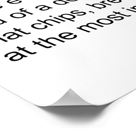 Dubbele leesdefinitie poster (Hoek)