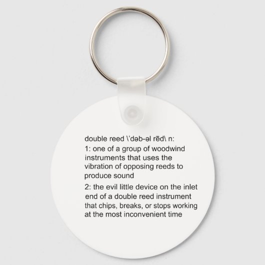 Dubbele leesdefinitie sleutelhanger (Voorkant)