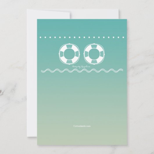 Dubbele Levensbehoud Uitnodiging (Achterkant)