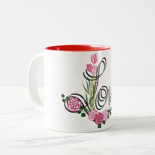 Dubbele liefde Mok Valentijns (Voorkant links)