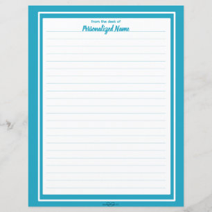 Dubbele Lijn Lijst Blauw Lijnpapier Blad