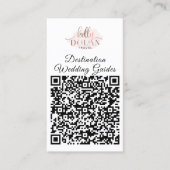 Dubbele Logo QR-code Visitekaartje (Voorkant)