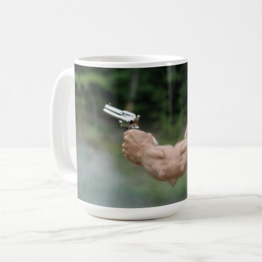 Dubbele loop mok! koffiemok (Voorkant links)