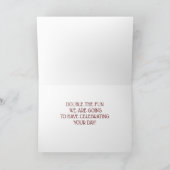 DUBBELE "LOVE", "WISSEN" EN "FUN" OP UW GROTE DAG KAART (Binnen)