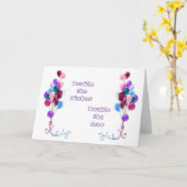 DUBBELE "LOVE", "WISSEN" EN "FUN" OP UW GROTE DAG KAART (Gele Bloem)