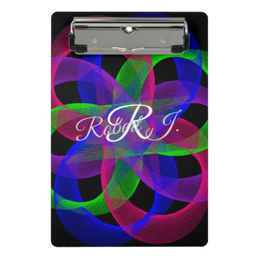Dubbele Lus Mesh Geometrische Mini Klembord (Voorkant)