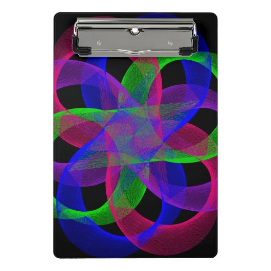 Dubbele Lus Mesh Geometrische Mini Klembord (Voorkant)