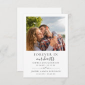 Dubbele Memorial Foto Funeral Prayer Kaart (Voorkant / Achterkant)