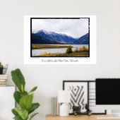 Dubbele meren onder La Plata Peak, Colorado Poster (Thuiskantoor)