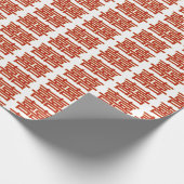 Dubbele, met geluk verbonden patroon cadeaupapier (Hoek)