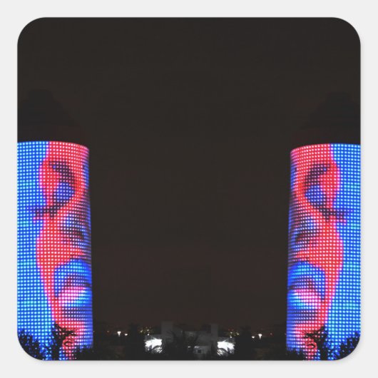 ~ Dubbele Miami/Sobe Sticker zien die IT AANPASSEN (Voorkant)