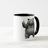 Dubbele Middelvinger Beer Mok (Voorkant rechts)