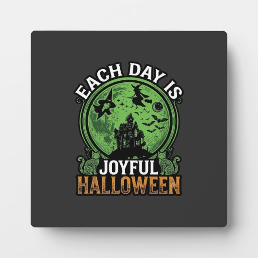 Dubbele Moeite Problemen Heks Pompoen Halloween Sp Fotoplaat (Voorkant)
