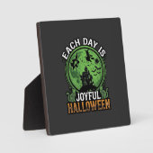 Dubbele Moeite Problemen Heks Pompoen Halloween Sp Fotoplaat (Voorkant)
