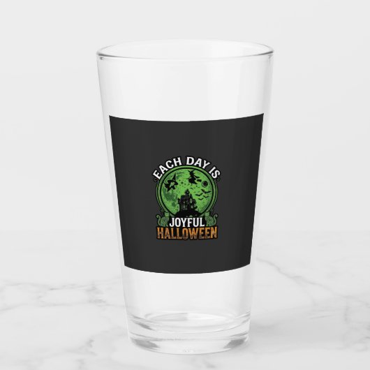 Dubbele Moeite Problemen Heks Pompoen Halloween Sp Glas (Voorkant)
