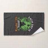 Dubbele Moeite Problemen Heks Pompoen Halloween Sp Handdoek (Handdoek)