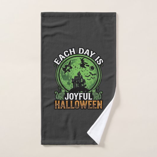 Dubbele Moeite Problemen Heks Pompoen Halloween Sp Handdoek (Handdoek)