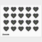 Dubbele Moeite Problemen Heks Pompoen Halloween Sp Hart Sticker (Vel)