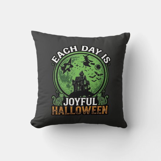 Dubbele Moeite Problemen Heks Pompoen Halloween Sp Kussen (Voorkant)