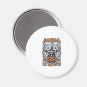 Dubbele Moeite Problemen Heks Pompoen Halloween Sp Magneet (Voorkant / Achterkant)