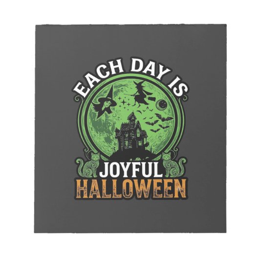 Dubbele Moeite Problemen Heks Pompoen Halloween Sp Notitieblok (Voorkant)