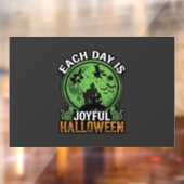 Dubbele Moeite Problemen Heks Pompoen Halloween Sp Raamsticker (Vel 2)