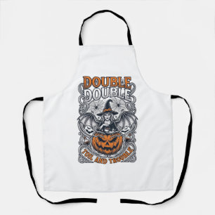 Dubbele Moeite Problemen Heks Pompoen Halloween Sp Schort