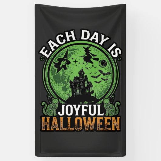 Dubbele Moeite Problemen Heks Pompoen Halloween Sp Spandoek (Verticaal)