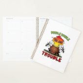 Dubbele Moeite Problemen Ketel Halloween Zwarte Ka Planner (Display)