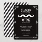 Dubbele Mustaches houden van klassieke homepage Kaart (Voorkant / Achterkant)