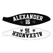 Dubbele naam zwart en wit Persoonlijk Basketball Basketbal (Panelen)