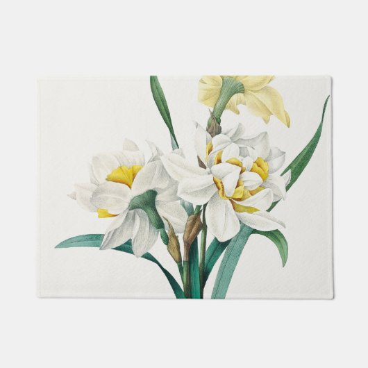 Dubbele narcis, Pierre-Joseph Redouté, 1827 Deurmat (Voorkant)