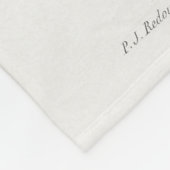Dubbele narcis, Pierre-Joseph Redouté, 1827 Fleece Deken (Hoek)