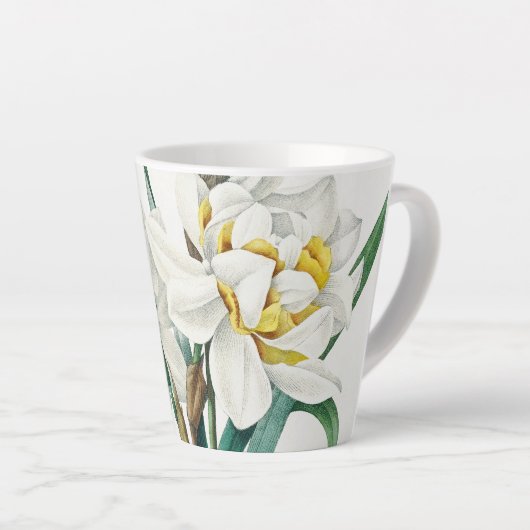 Dubbele narcis, Pierre-Joseph Redouté, 1827 Latte Mok (Rechterhoek)