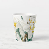 Dubbele narcis, Pierre-Joseph Redouté, 1827 Latte Mok (Voorkant)