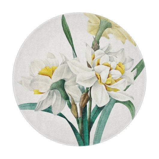 Dubbele narcis, Pierre-Joseph Redouté, 1827 Snijplank (Voorkant)