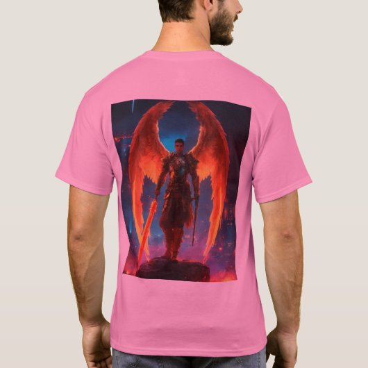 Dubbele Natuur: Devil en Angel T-shirt (Achterkant)