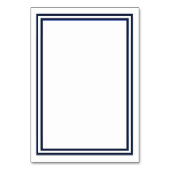 Dubbele Navy Trim - Receptie invoegen Kaart (Achterkant)