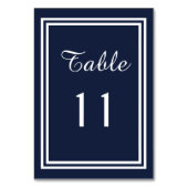 Dubbele Navy Trim - Tafel Kaart (Achterkant)