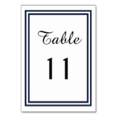 Dubbele Navy Trim - Tafel Kaart (Achterkant)
