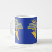 Dubbele negatieve Engelse taalvaardigheid Koffiemok (Voorkant links)