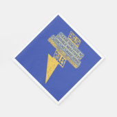 Dubbele negatieve Engelse taalvaardigheid Servet (Hoek)