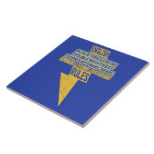 Dubbele negatieve Engelse taalvaardigheid Tegeltje (Zijkant)