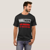Dubbele negatieven (donker) t-shirt (Voorkant volledig)