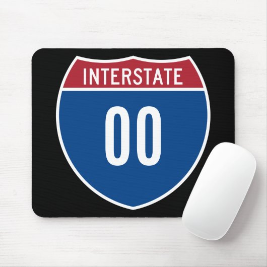Dubbele Nul Interstate Muismat (Met muis)